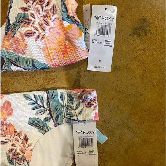 NWT Roxy Floral Bikini - Picture 9 of 10
